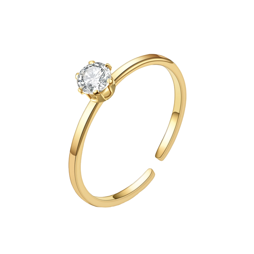 Bague avec Pierre Zircon – Élégance discrète au quotidien
